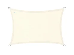 Buitenkado 2x4.5 crème wit hpde waterdoorlatend schaduwdoek