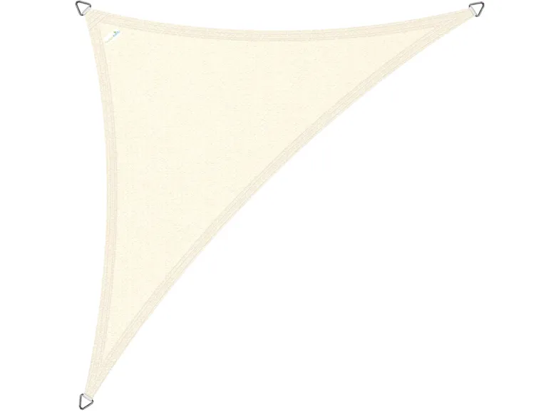 Buitenkado 5x7 crème wit hpde waterdoorlatend schaduwdoek