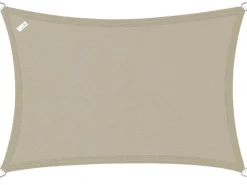 Buitenkado 2.5x5 taupe hpde waterdoorlatend schaduwdoek