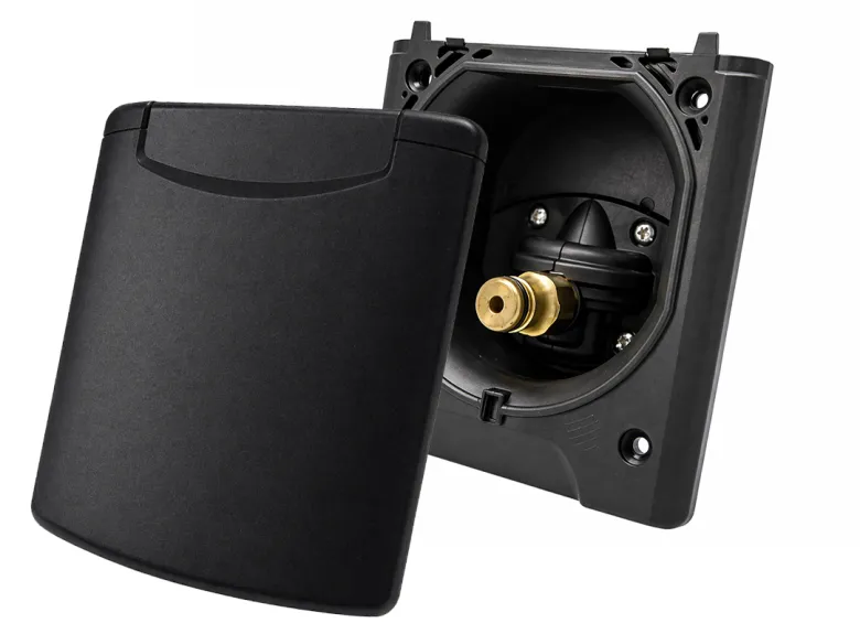 Buitenwand City waterinvoerdoos - black