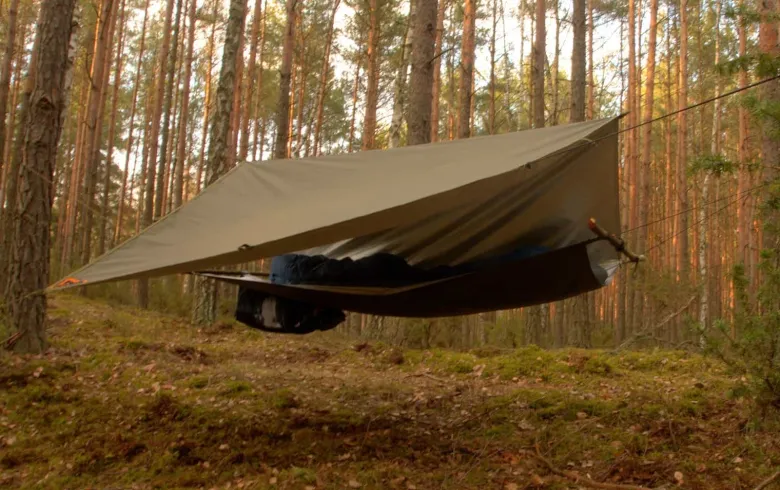 Bushmen Thermo 3 x 2 meter tarp - Olive Green