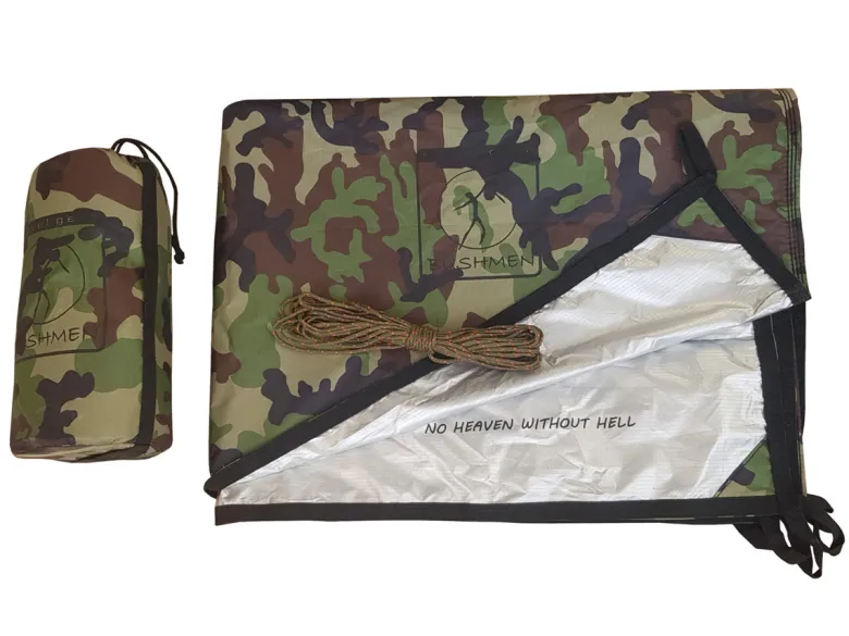 Bushmen 4 x 3 meter Thermotarp - Camouflage
