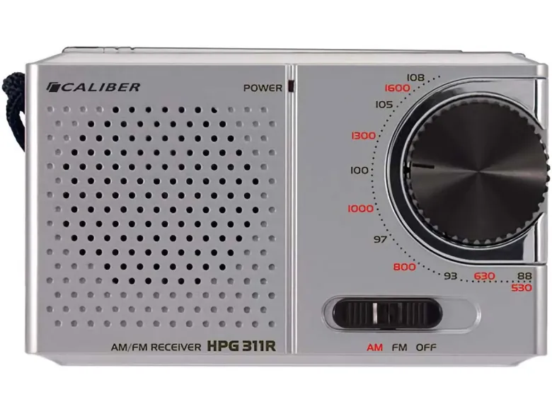 Caliber HPG311R portable FM radio