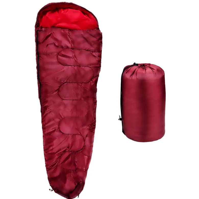 Camp Active 210 x 80 cm mummie slaapzak - Red