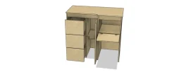 Camper Meubilair keukenblok - 100 cm