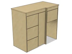 Camper Meubilair keukenblok - 100 cm