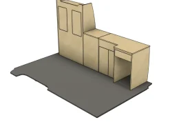 Camper Meubilair Populieren T5/T6 L1 Kastenwand