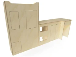 Camper Meubilair Populieren T5/T6 L2 Kastenwand