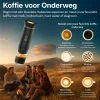 Campingwise draagbare espressomachine - Black