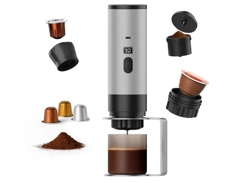 Campingwise draagbare espressomachine - Grey