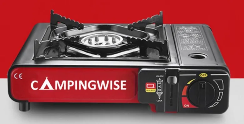 Campingwise 1 pits gas kooktoestel met koffer