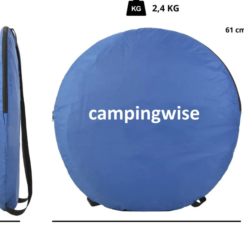 Campingwise pop-up douchetent - Blue
