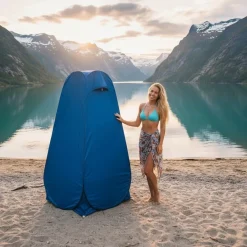 Campingwise pop-up douchetent - Blue