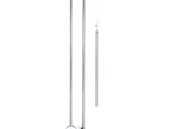 CampKing stormstang met klapvoet staal 25 mm