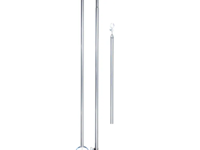 CampKing stormstang met klapvoet staal 25 mm