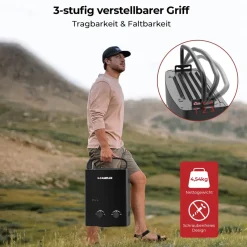 Camplux AY132B 5 liter draagbare geiser - 50 mbar