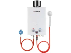 Camplux BW158C 6 liter geiser met regenkap - 50 mbar