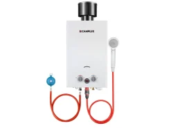 Camplux BW264C 10 liter geiser met regenkap - 50 mbar