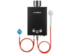 Camplux BW158 6 liter geiser met regenkap - 50 mbar