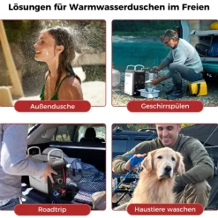 Camplux Nano 3 Pro camping geiser - 3 liter