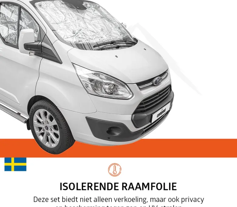 Campout Ford Transit Custom vanaf 2013 raamisolatieset