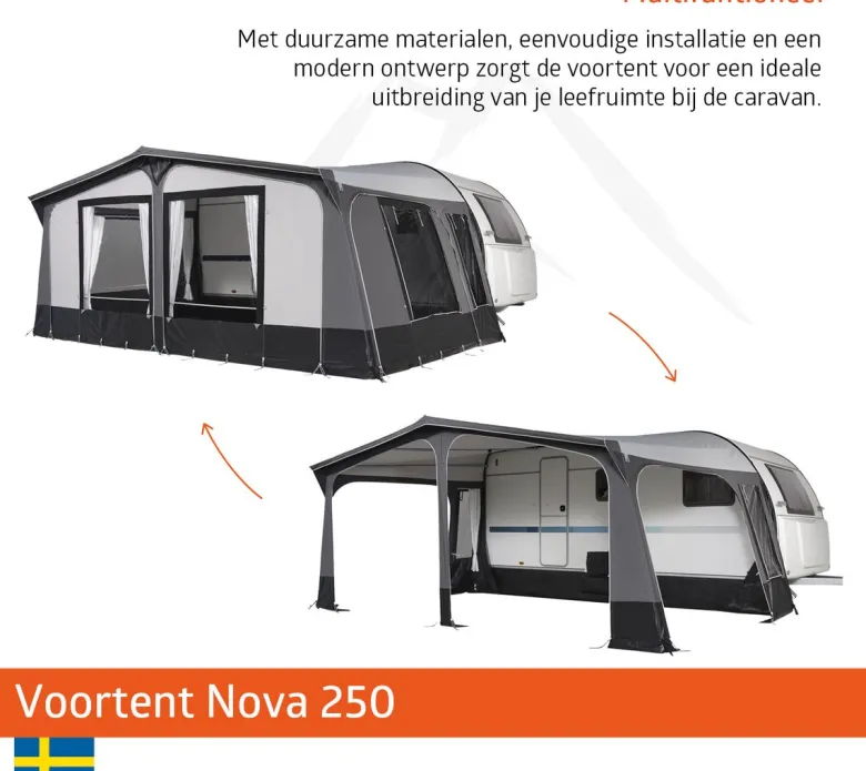 Campout Nova 250 voortent - 1001-1025 cm