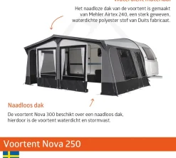 Campout Nova 250 voortent - 1001-1025 cm