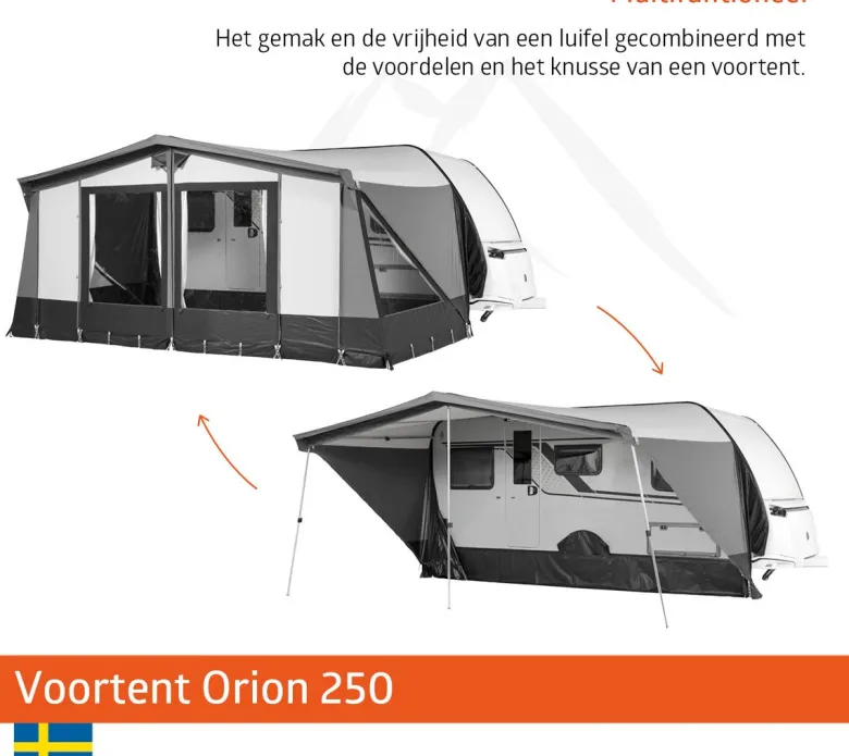 Campout Orion 250 voortent - 876-900 cm