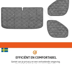 Campout Raamisolatieset - Fiat Ducato X250 vanaf 06-2006