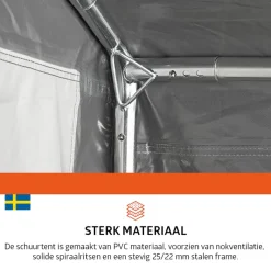 Campout Stella Nova schuurtent - Grey