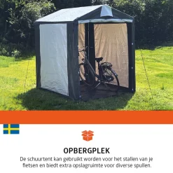 Campout Stella Nova schuurtent - Grey