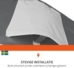 Campout Stella Nova schuurtent - Grey