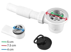 CAN afvoerplug met overloop
