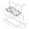 CAN FL1765 kook-spoelcombinatie