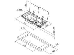 CAN FL1766 kook-spoelcombinatie
