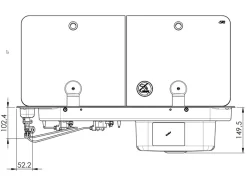 CAN FRN363 kook-spoelcombinatie