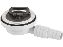 CAN haakse afvoerplug met afsluitdop