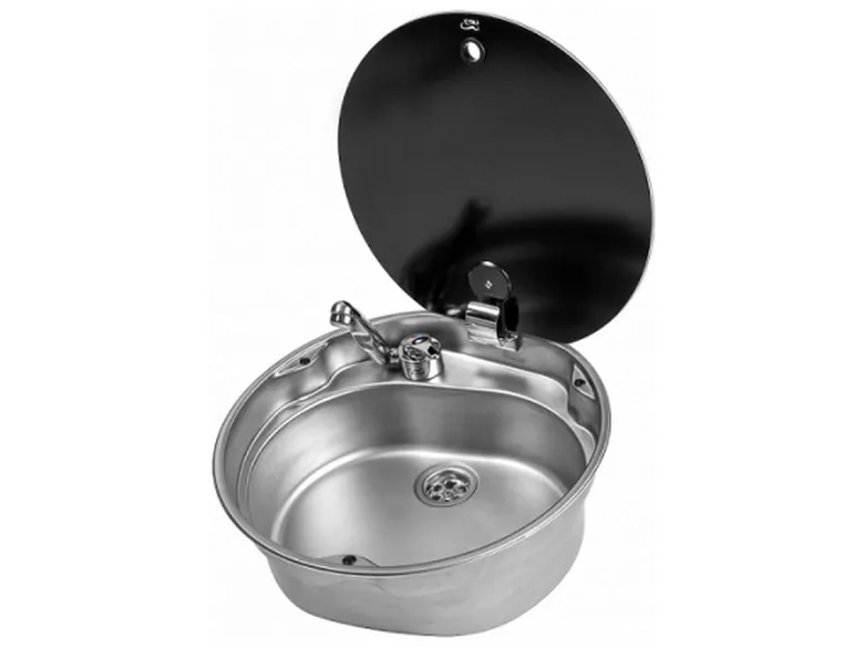 CAN LR1770 spoelbak met glazen deksel