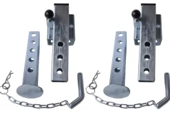 Cantonal set van 2 kantelbare steunpoten - 1500 kg