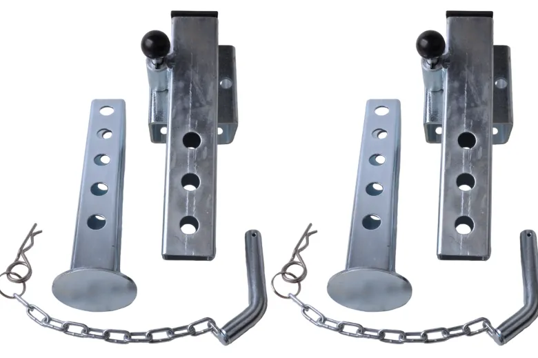Cantonal set van 2 kantelbare steunpoten - 1500 kg