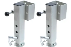 Cantonal set van 2 kantelbare steunpoten - 1500 kg