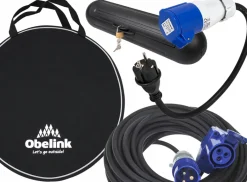 Caravan & camper CEE kabel aansluiting set