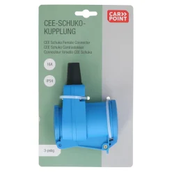 Carpoint 16 A CEE Schuko haakse Contrastekker