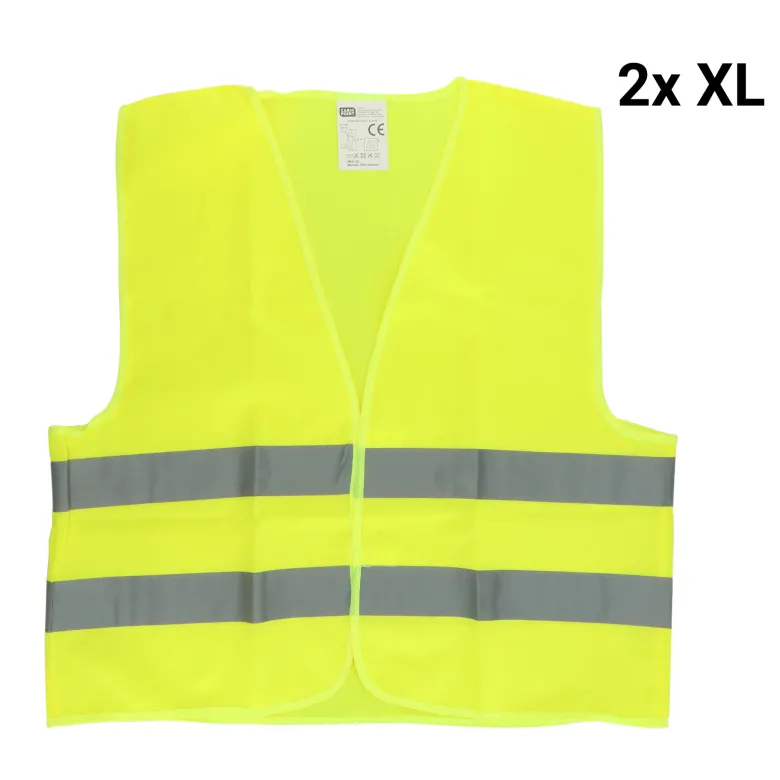 Carpoint Combi Set veiligheidsvest - 2x maat S + 2x maat XL