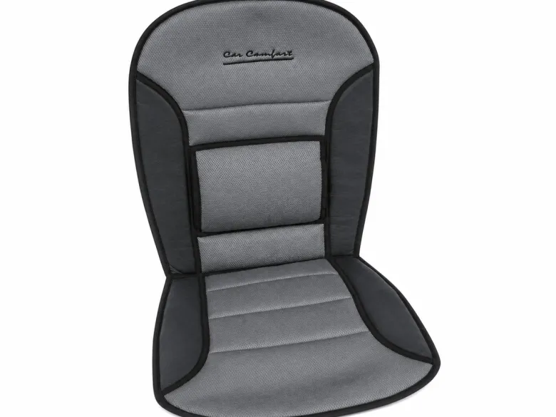 Carpoint Comfort stoelkussen - Black/Grey