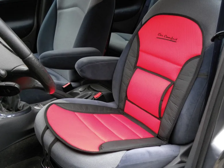 Carpoint Comfort stoelkussen - Black/Grey