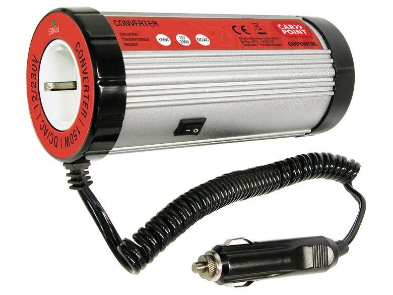 Carpoint DC-AC 12>230V omvormer - 150 watt