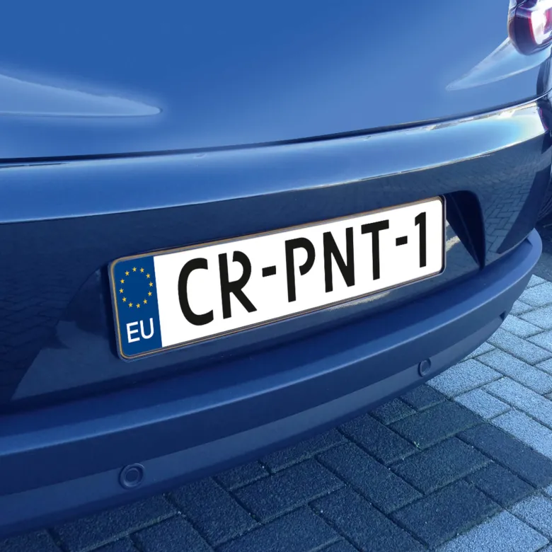 Carpoint Euro - standaard kentekenplaathouder