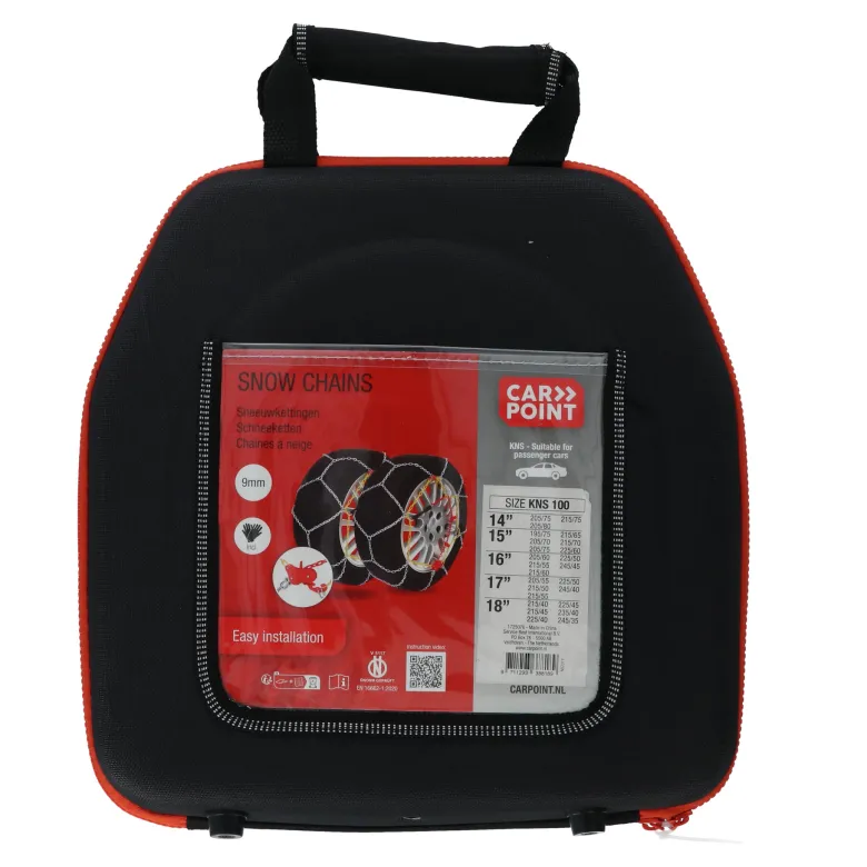 Carpoint KNS-100 sneeuwkettingen - 9 mm