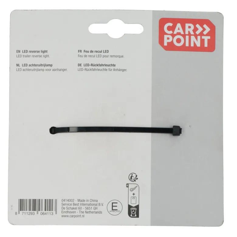 Carpoint 95 mm Rond LED achteruitrijlamp